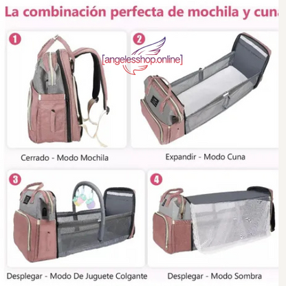 PAÑALERA Y CUNA 3 EN 1 BABY SMART